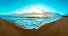 Hilo: Sunrise, beach, morning