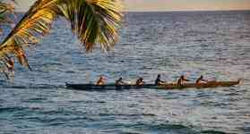Hilo: hawaii, sea, Canoe