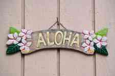 Hilo: Aloha, Welcome, sign